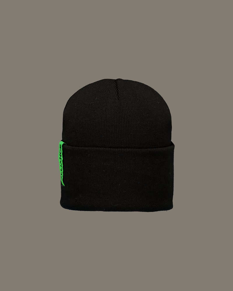 Alliance knitted beanie black