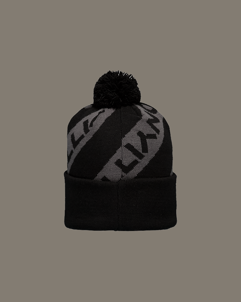 Alliance Knitted Beanie Black/Charcoal