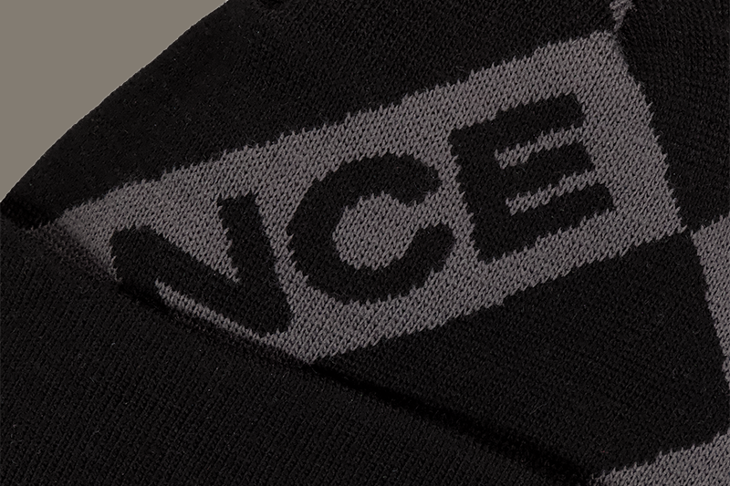 Alliance Knitted Beanie Black/Charcoal