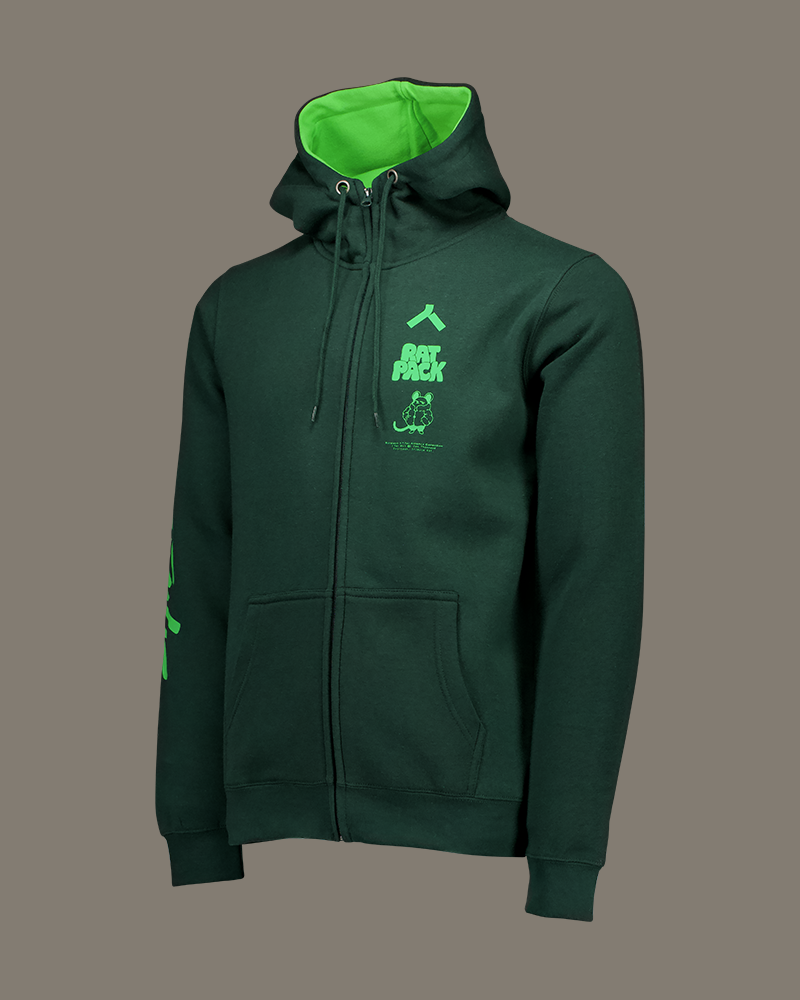 Zip Hood Deep Forest