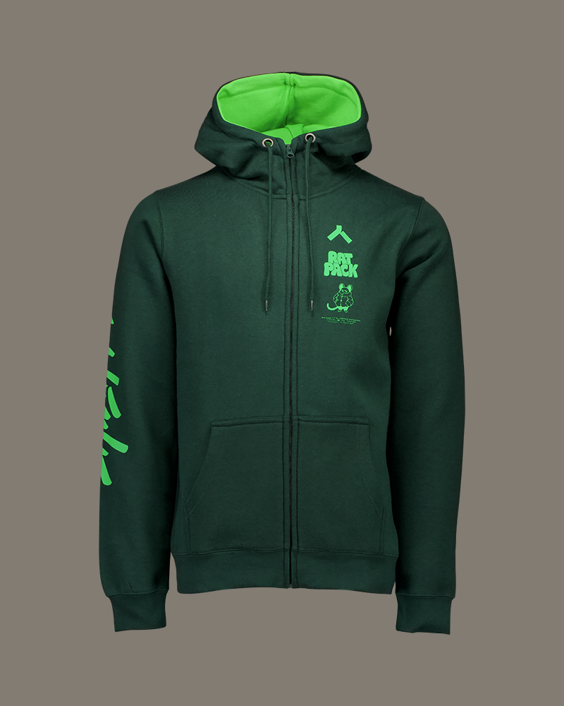 Zip Hood Deep Forest