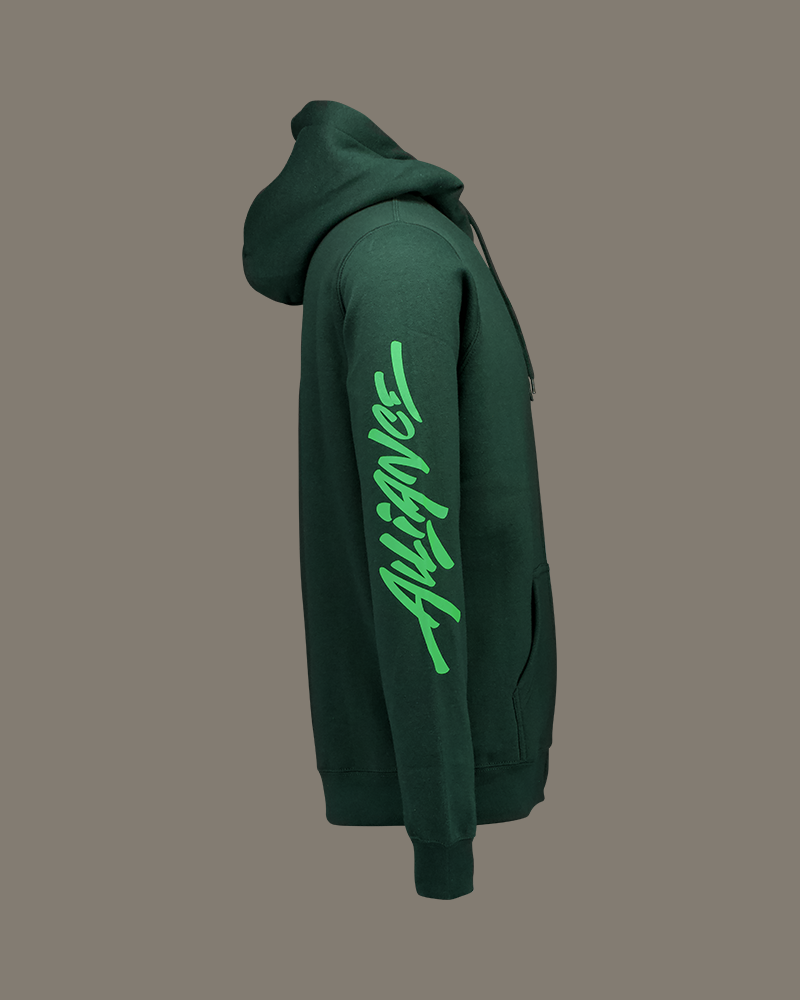 Zip Hood Deep Forest